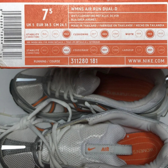 NIKE 2005 Women’s Air Run Dual-D (New in Box 7.5) - Picture 10 of 12